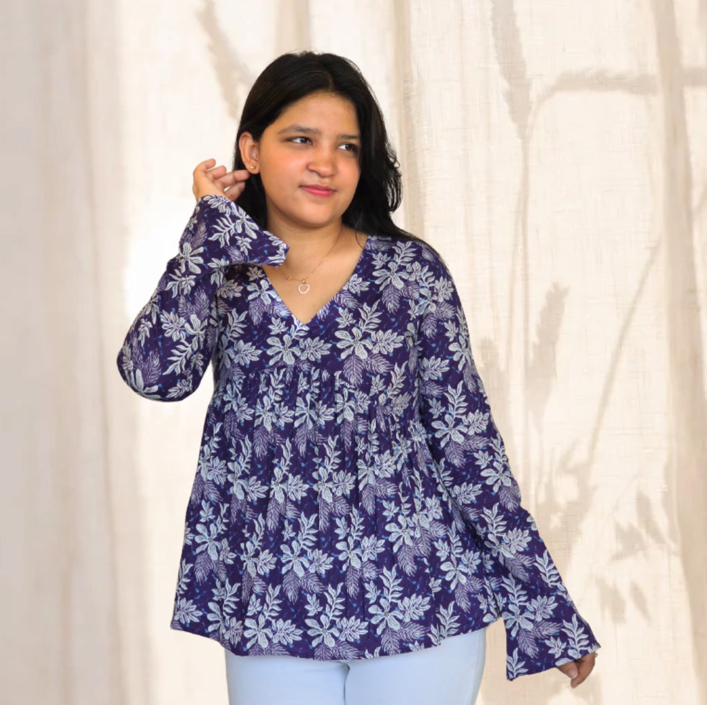 Midnight Phool Kurti