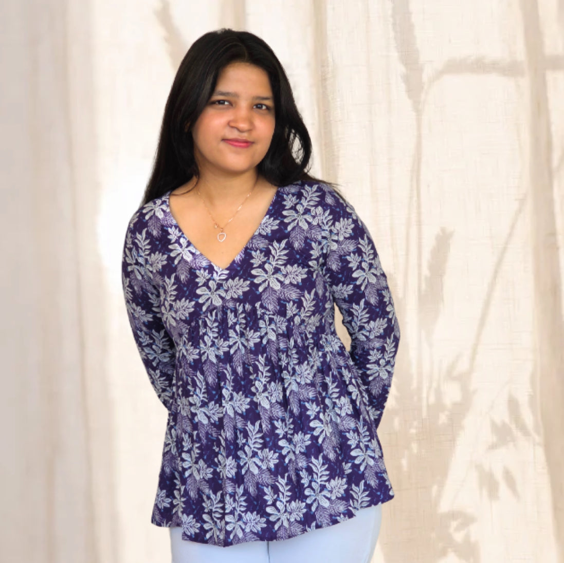 Midnight Phool Kurti