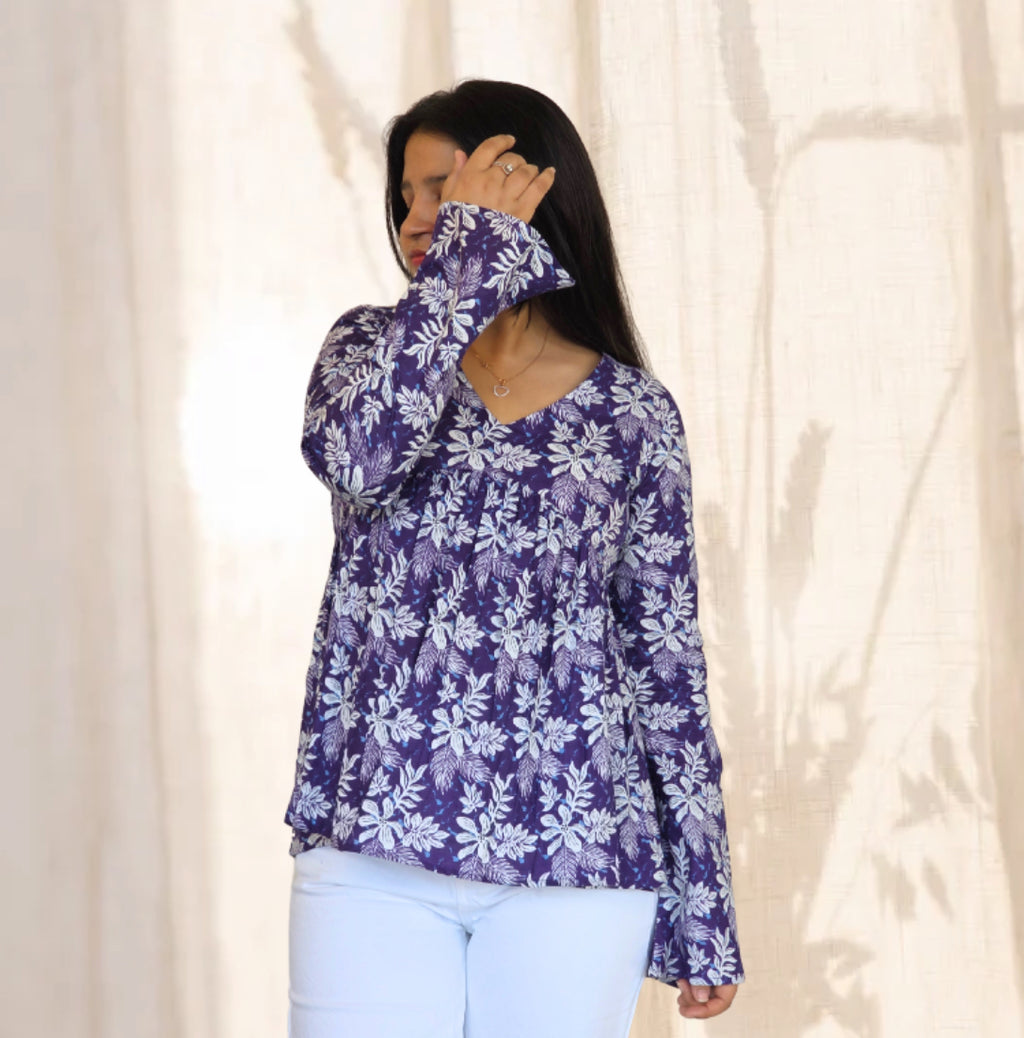 Midnight Phool Kurti