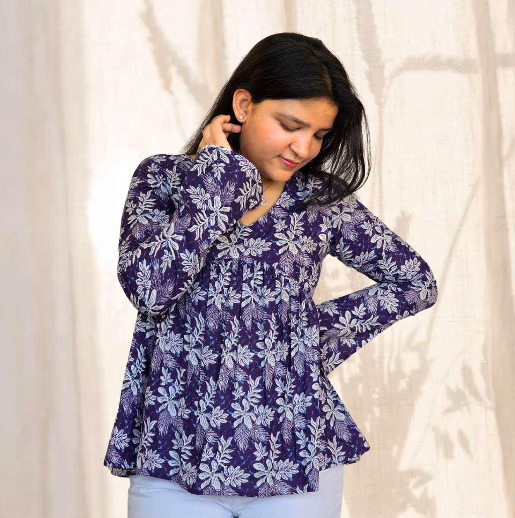Midnight Phool Kurti
