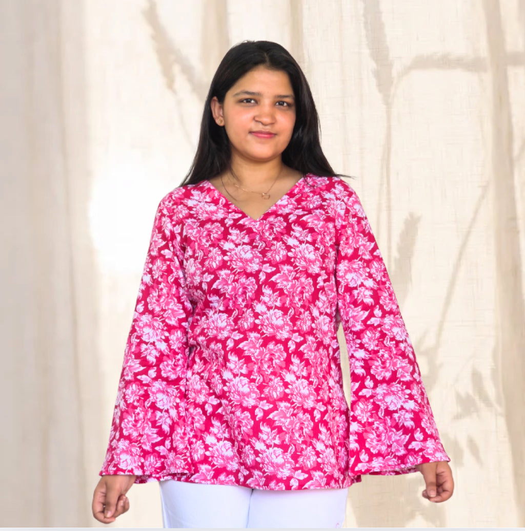 Gulabi-Gulmohar-Kurti